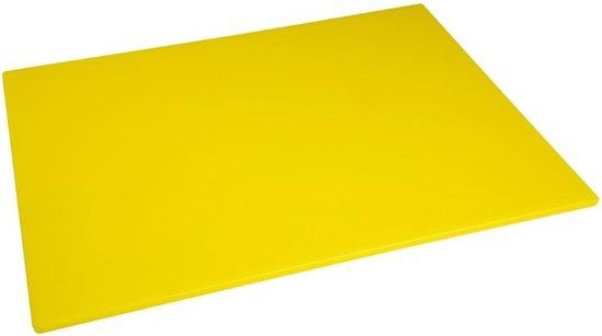 Hygiplas LDPE Snijplank Geel 600x450x10mm HC883