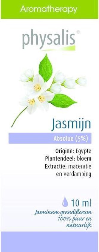 Physalis Aromatherapy Essenti&#235;le Oli&#235;n Jasmijn Olie 10ml
