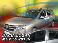 TeamHEKO Zijwindschermen tbv Dacia Logan (type 2)
