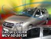 TeamHEKO Zijwindschermen tbv Dacia Logan (type 2)