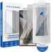 Coverzs Tempered Glass Privacy Screenprotector met Frame (2-Pack) geschikt voor Samsung Galaxy S24 Ultra