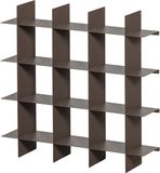 WOOOD Brik Wandrek - Metaal - Mokkabruin - 60x60x15