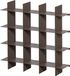 WOOOD Brik Wandrek - Metaal - Mokkabruin - 60x60x15