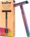 Bambaw Metalen Scheermes – Safety Razor – Unisex – Regenboog