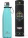 Greens Steel Waterfles - Vacuüm geïsoleerde dubbele wand met Push Lid/Leak Proof Thermal Travel Sports Fles Koffie Kantine/Cola vorm Bonus waarde bundel door, blauw