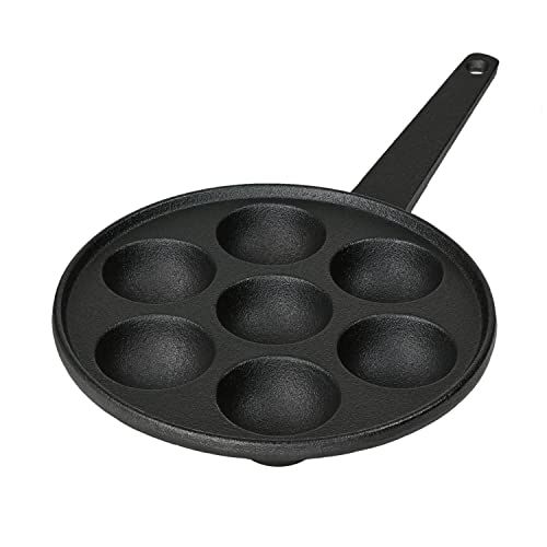 My-Gastro Gietijzeren koekenpan 7 verdiepingen Ø 5,5 cm - Inductie - Poffertjespan