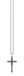 Thomas Sabo Unisex Kreuz Kette 925 Sterling Silber geschwärzt KE2003-508-11