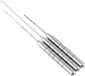 Aas Naald Poisson Boormachine Rigging Gereedschapset - 3-Delige Set - Aluminiumlegering - Rigging Gereedschap - Poisson - Geschikt Voor Vissen - Zilver Kleur