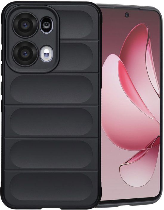 imoshion EasyGrip Backcover - Zwart - Geschikt voor Oppo Reno 13 Pro