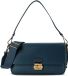 Coccinelle C-Me Lock Schoudertas Leer 29 cm Dames Deep Blue