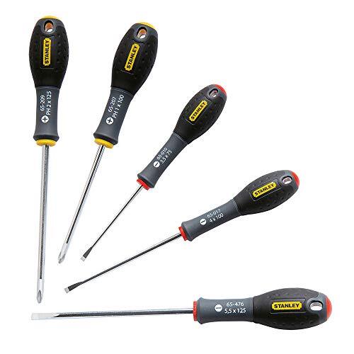 Stanley FatMax set (5-delig, parallel 3,5/4/5,5 mm Phillips: PH1/PH2, chroom-vanadium staal, soft-grip handgreep) 0-65-4440