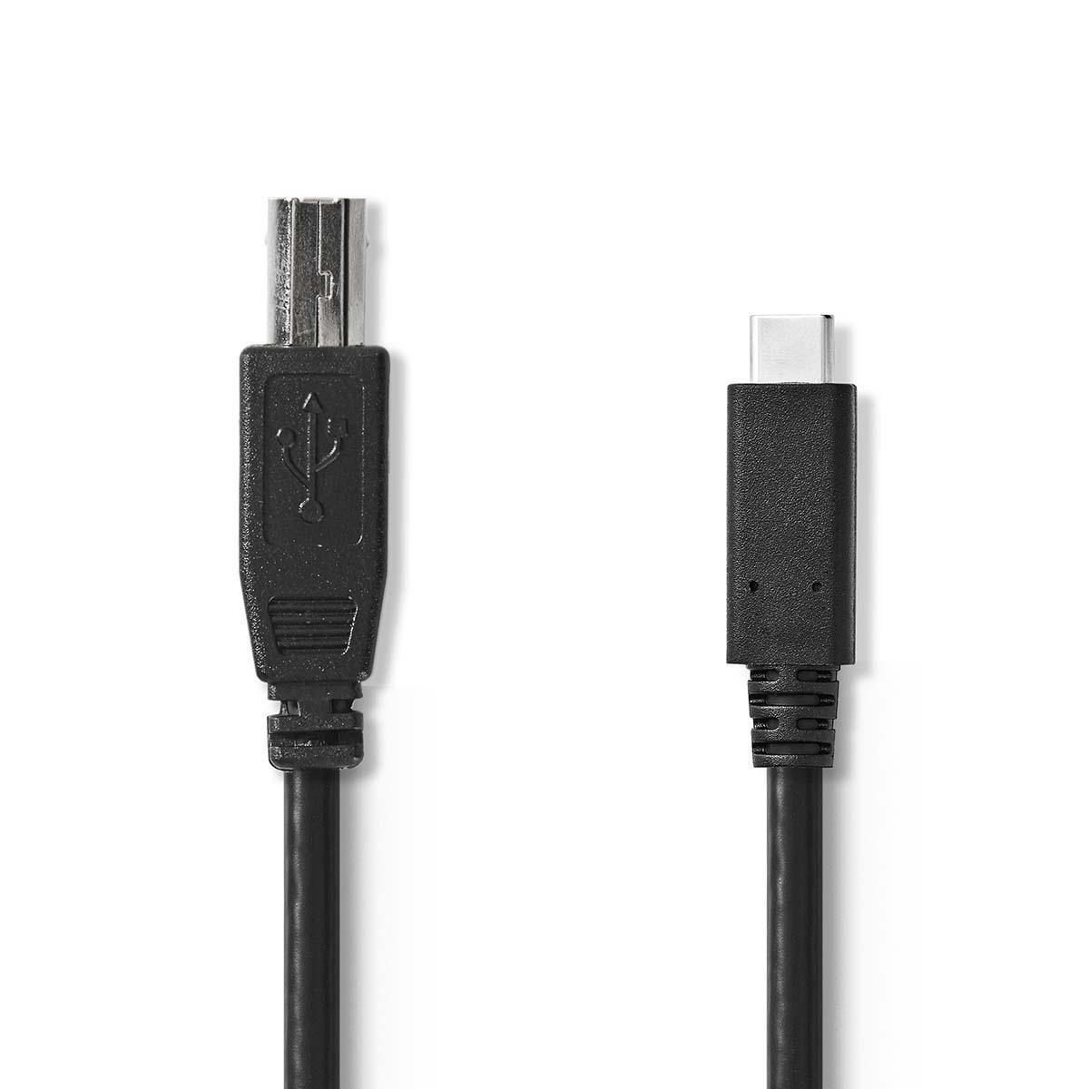 Nedis CCGP60650BK10 USB-kabel 1 m Zwart