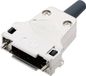 encitech DTZF15-RGL-K 7960-0207-02 D-sub behuizing Aantal polen: 15 Tinspuitgiet 180 ° Metaal 1 stuk(s)