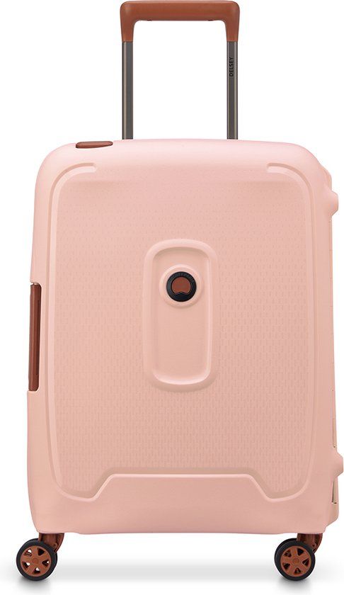 Delsey Moncey 4 Wheel Slim Cabin Trolley 55 cm - Pink - Hardcase
