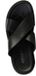 Elong ZHANG Charlene Platte instapsandalen Zwart Maat 44