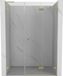 Mexen Lunar-F L porte de douche pliable droite 150 cm, transparent, or brossé