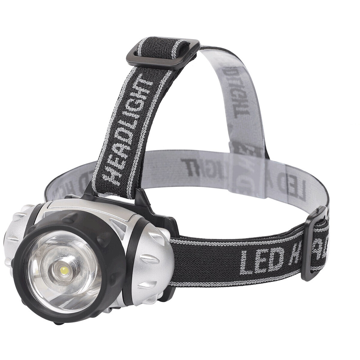 BES LED LED Hoofdlamp - Aigi Hitro - Waterdicht - 50 Meter - Kantelbaar - 1 LED - 1.8W - Zilver Vervangt 13W