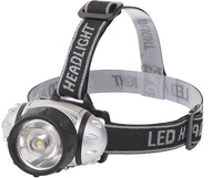 BES LED LED Hoofdlamp - Aigi Hitro - Waterdicht - 50 Meter - Kantelbaar - 1 LED - 1.8W - Zilver Vervangt 13W