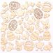 Baker Ross Houten knutselmotieven voor Pasen, 108 stuks, knutseldecoraties voor kinderen en volwassenen (FC592)