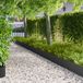 vidaXL Gazonrand 30 st 100 x 18 cm Staal Zwart