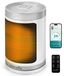 Chauffage d'appoint portable, 1500W, céramique PTC, avec Wi-Fi, minuterie, blanc