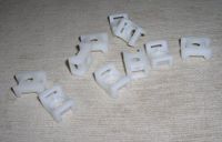 Merkloos / Sans marque KSS WIRING Montageclips voor kabelbinders tot 5,1 mm - 10 stuks
