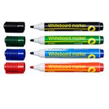 D.RECT 3160 Whiteboard Marker set van 4 (blauw, zwart, rood, groen)