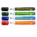 D.RECT 3160 Whiteboard Marker set van 4 (blauw, zwart, rood, groen)