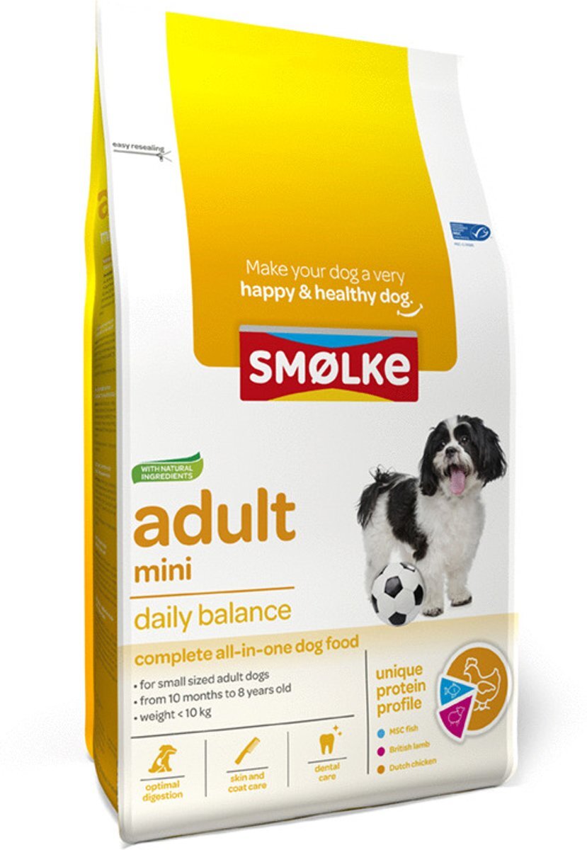 SMOLKE Adult Mini - Hondenvoer - 3 kg