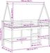 vidaXL Hoogslaper bedframe Waskleur Bruin 90 x 190 cm
