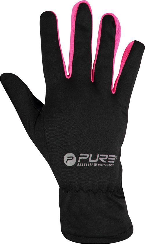 Pure2Improve Hardloophandschoenen - Roze - Unisex - Maat M/L