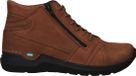 Wolky Why Veterschoenen Hoog - Cognac - Maat 38
