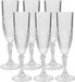 Merkloos Champagneglazen - 18 stuks - 200 ml - Transparant - Glas