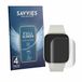 Savvies - Screenprotector voor Xiaomi Redmi Watch 6 Lite - Folie Beschermfolie transparant volledig dekking 4 Stuks