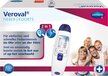 Veroval 2-in-1 Infrarood Thermometer - Voorhoofd & Oor - Digitaal - Wit/Blauw