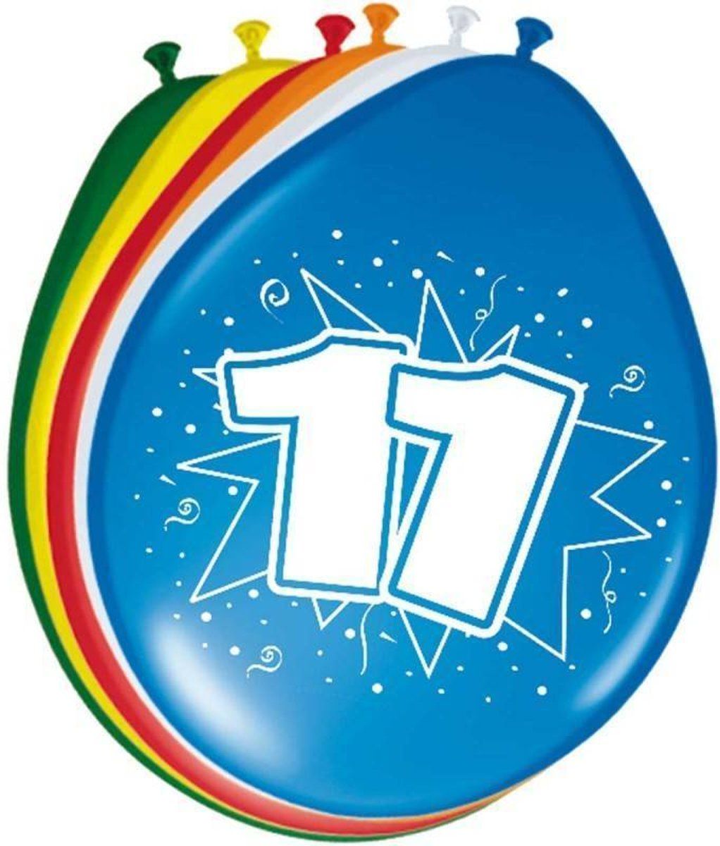 Folat 11 Jaar Ballonnen 30cm 8 stuks