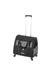 Ferplast VOYAGER Kattenmand, Hondenmand, Uitschuifbare handgreep, Verstelbare banden, Brede opening, Verwijderbare wielen, Max. 15 kg, 46 x 26 x 48H cm, Zwart