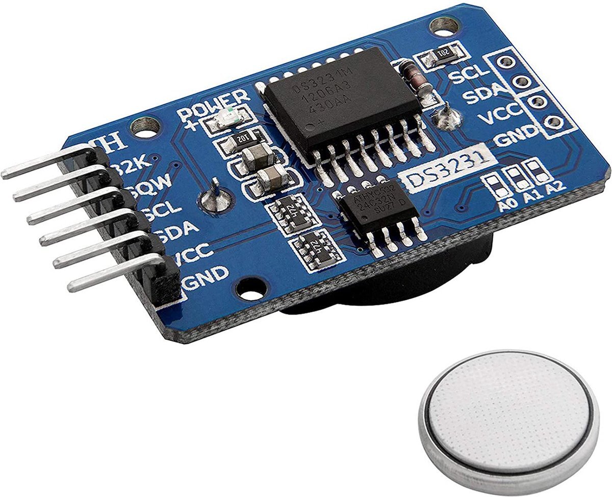 AZ Delivery AZDelivery Real Time Clock RTC DS3231 I2C compatibel met Arduino Inclusief E-Book!