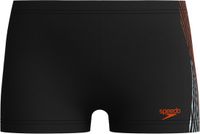 Speedo Plastisol Placement Aquashort Garçon Maillot de bain - Noir/Orange - Taille 152