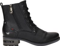 Mustang Dames Veterboot Zwart Maat 38