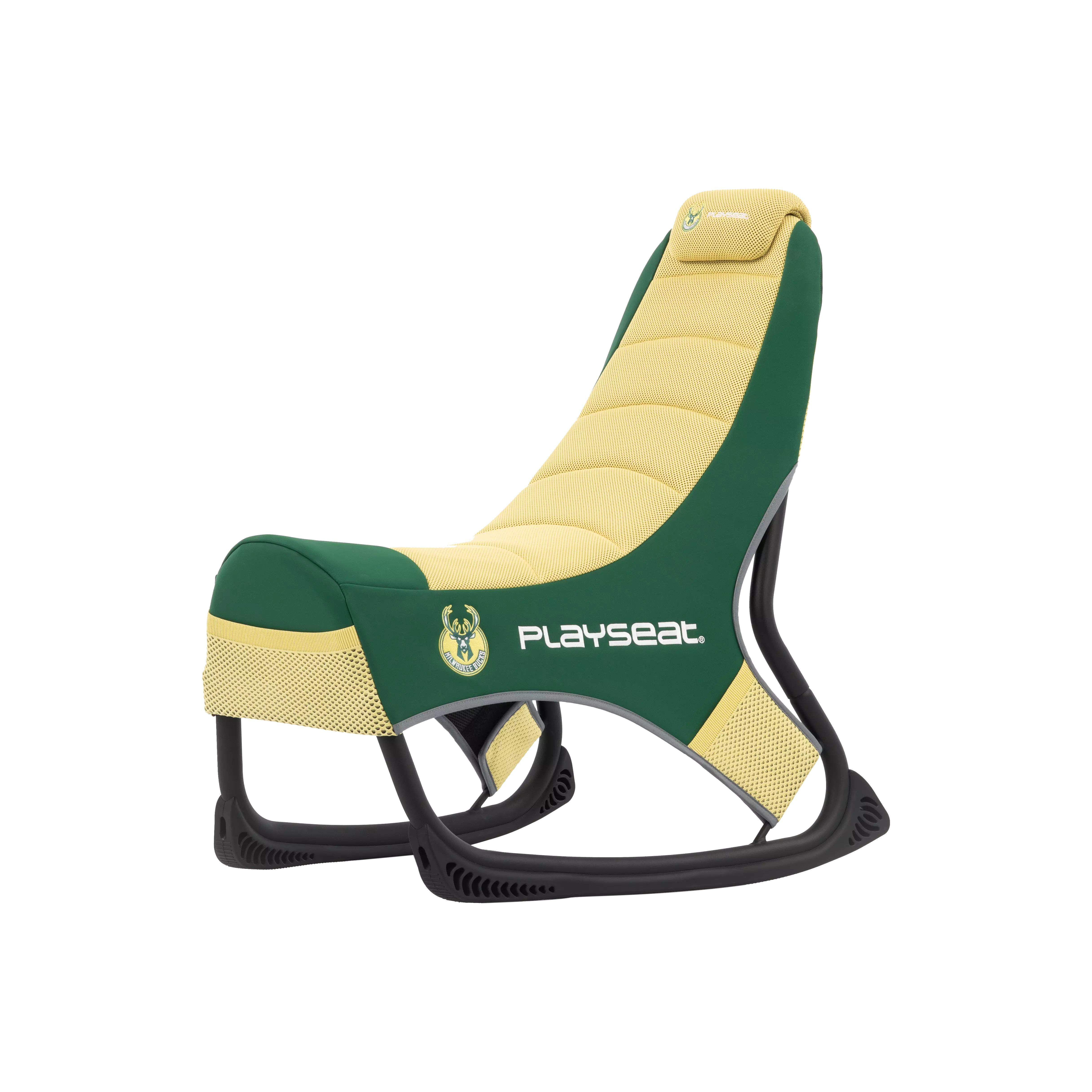 Playseat Champ NBA Console Gaming Chair - Padded Seat - Green/Yellow