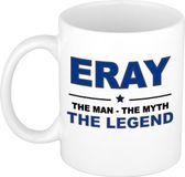 Bellatio Decorations naam cadeau mok - Eray - man myth legend - koffiemok - 300 ml - collega - vaderdag