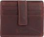 Esquire Oslo creditcard etui RFID leer 10 cm - 9 Sleuven - donkerbruin
