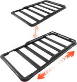 VEVOR Dakdrager 162.6 x 99 x 11.5 cm Zwart Aluminium Universeel