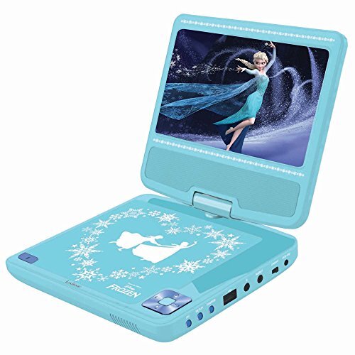 Lexibook - DVDP6FZ - Disney Frozen draagbare DVD-speler - hemelsblauw