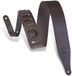 Levys Leathers M17D-DBR sangle de guitare en cuir - brun foncé usé
