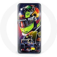 Maniacase Hoesje voor Samsung Galaxy A5 2016 Formule 1 Sergio Pérez F1 Racing Driver