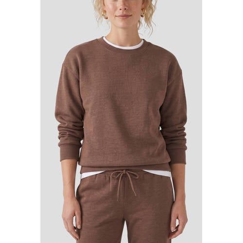 Anytime fleece sweater bruin