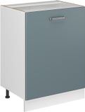 Vicco Keukenonderkast R-Line, Blauw-grijs/Wit, 60 cm