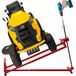 TUNTENDO Plateforme de levage pour tondeuse à gazon, capacité de 400 kg, cric de maintenance télescopique pour tracteurs de jardin et tondeuses autoportées